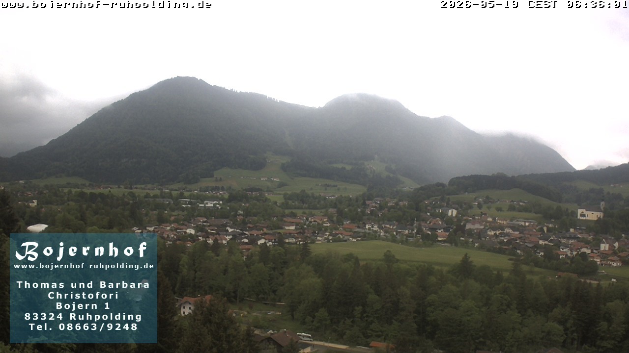 Archiv Foto Webcam Ruhpolding: Unterkunft Bojernhof