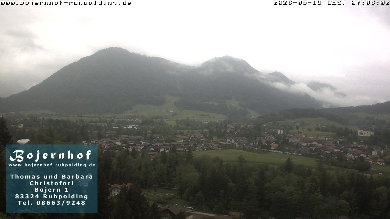 Archiv Foto Webcam Ruhpolding: Unterkunft Bojernhof