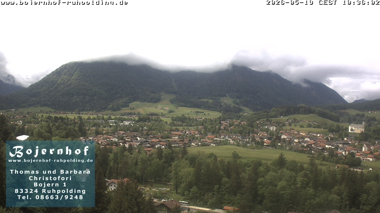 Archiv Foto Webcam Ruhpolding: Unterkunft Bojernhof