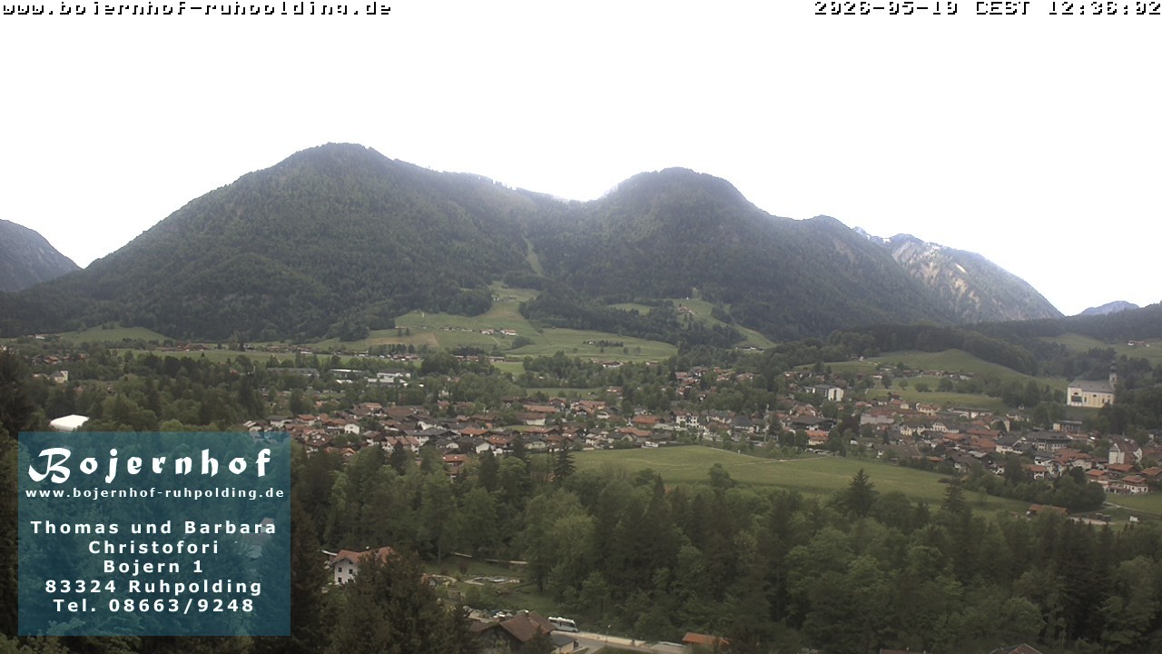 Archiv Foto Webcam Ruhpolding: Unterkunft Bojernhof