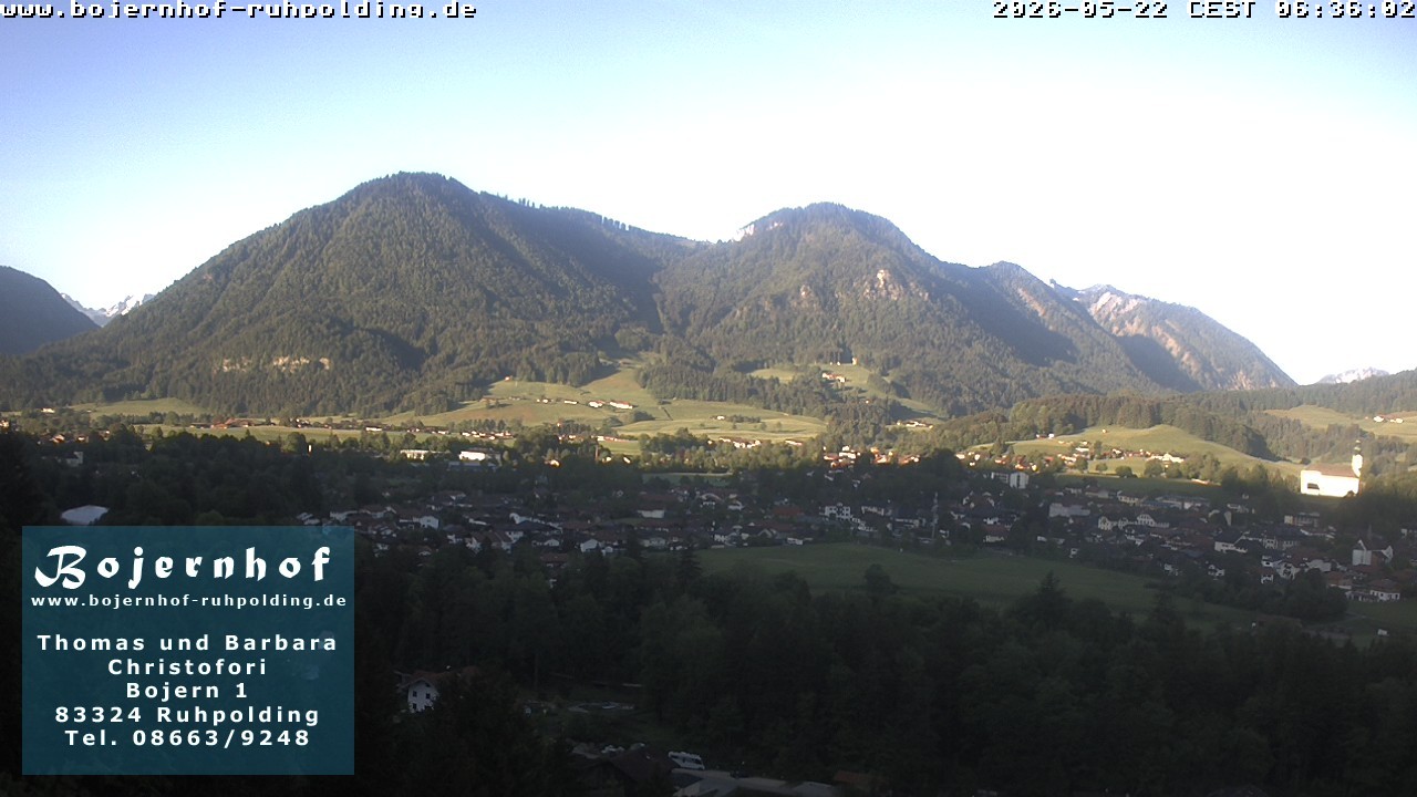 Archiv Foto Webcam Ruhpolding: Unterkunft Bojernhof