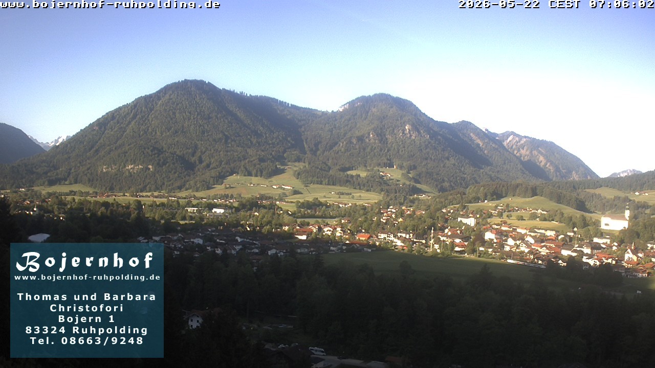 Archiv Foto Webcam Ruhpolding: Unterkunft Bojernhof