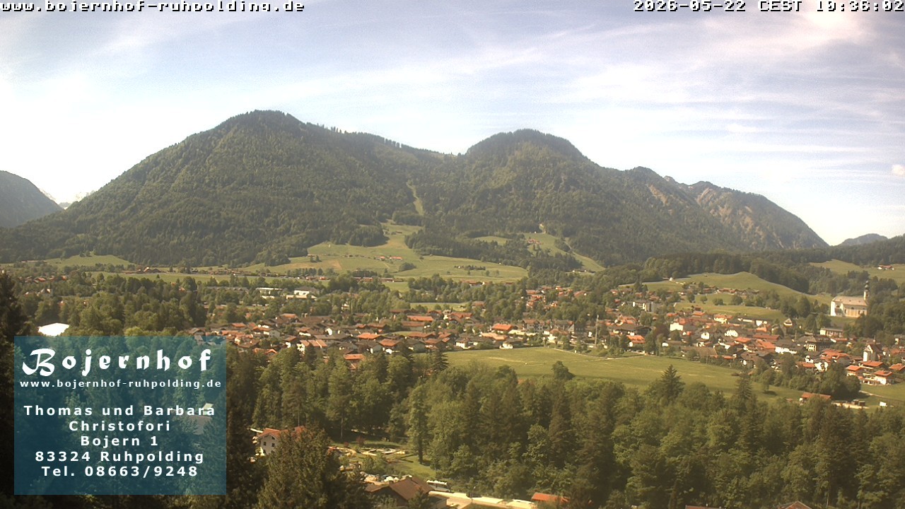Archiv Foto Webcam Ruhpolding: Unterkunft Bojernhof