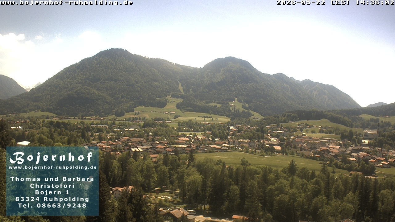 Archiv Foto Webcam Ruhpolding: Unterkunft Bojernhof