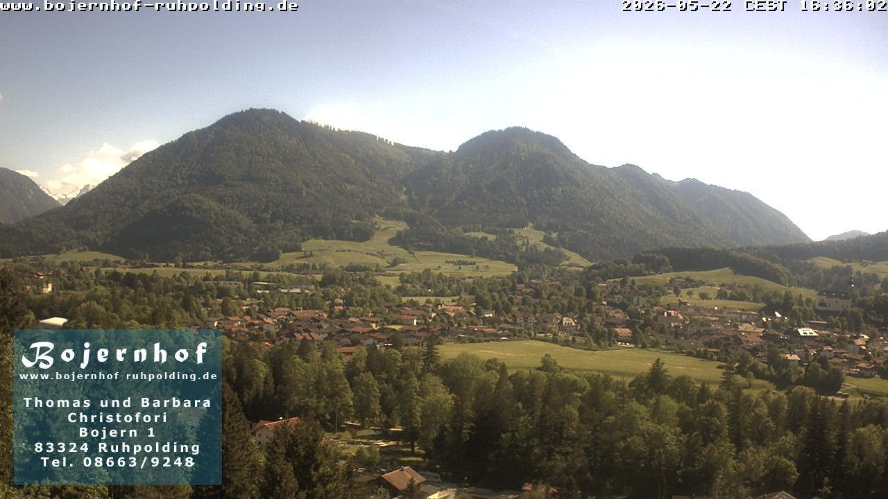 Archiv Foto Webcam Ruhpolding: Unterkunft Bojernhof