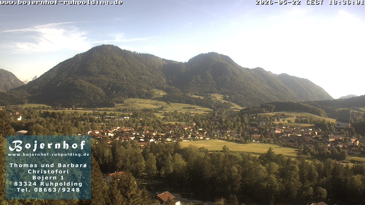 Archiv Foto Webcam Ruhpolding: Unterkunft Bojernhof