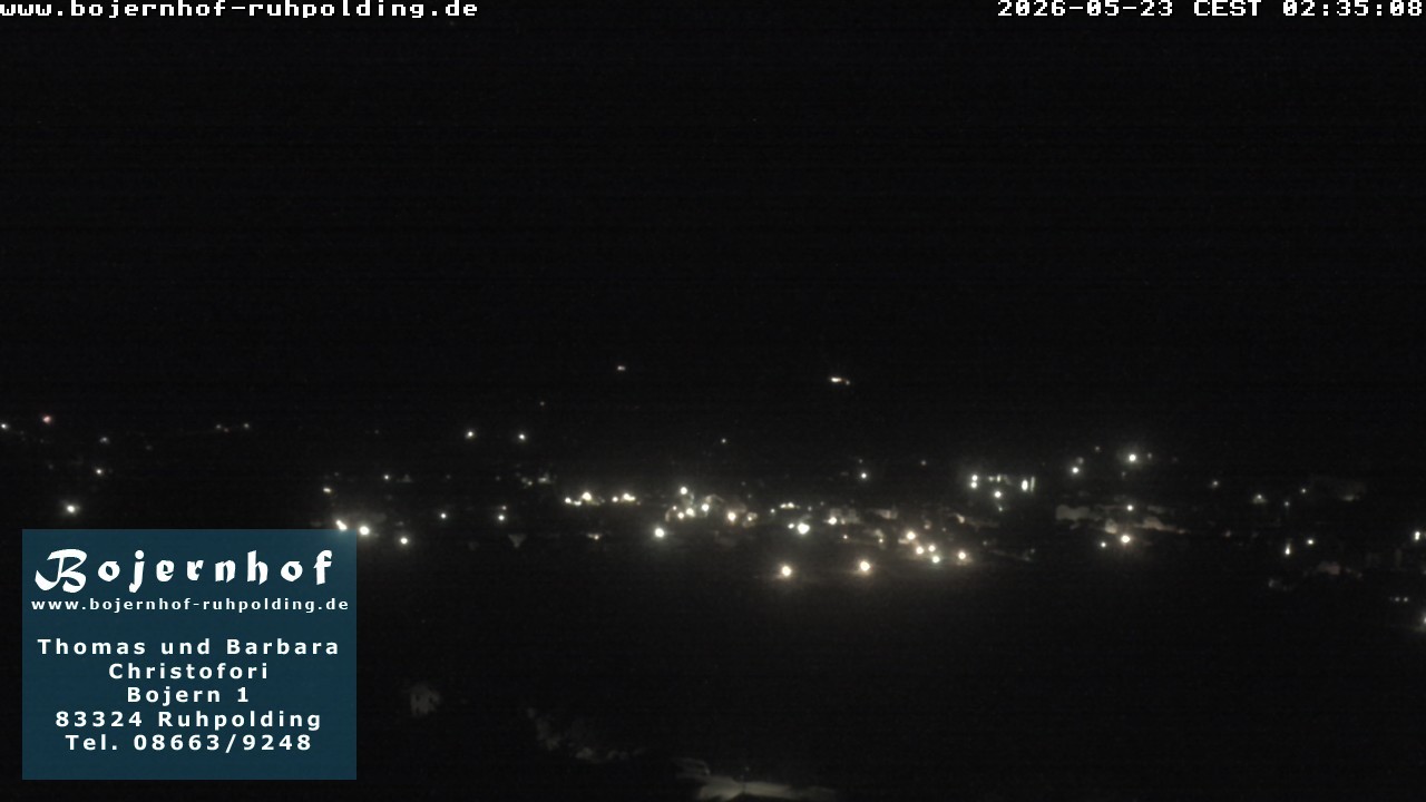 Archiv Foto Webcam Ruhpolding: Unterkunft Bojernhof