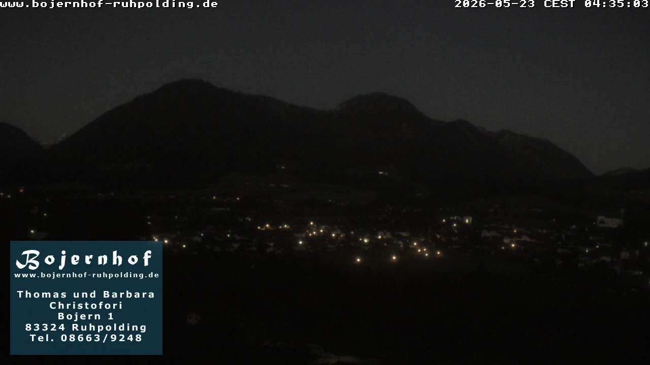 Archiv Foto Webcam Ruhpolding: Unterkunft Bojernhof