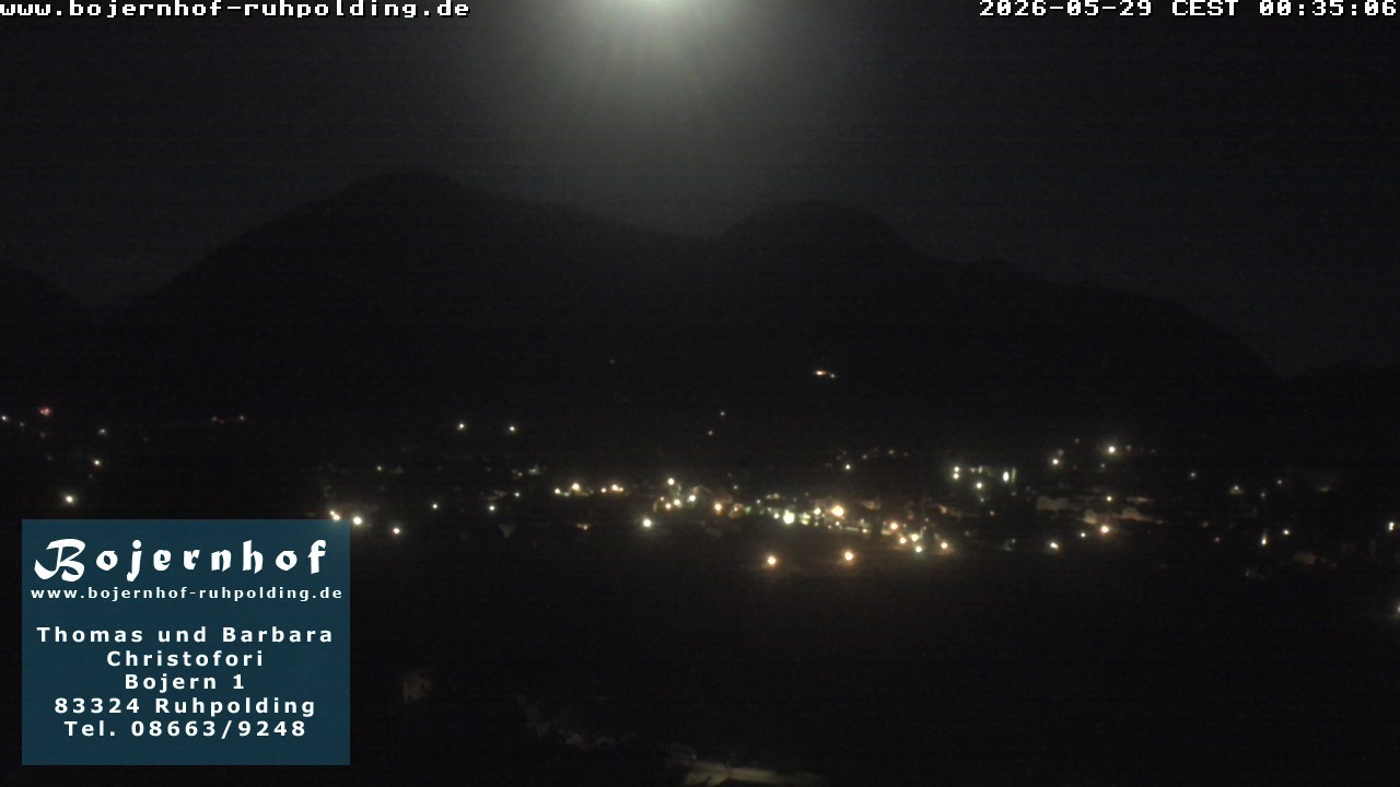 Archiv Foto Webcam Ruhpolding: Unterkunft Bojernhof
