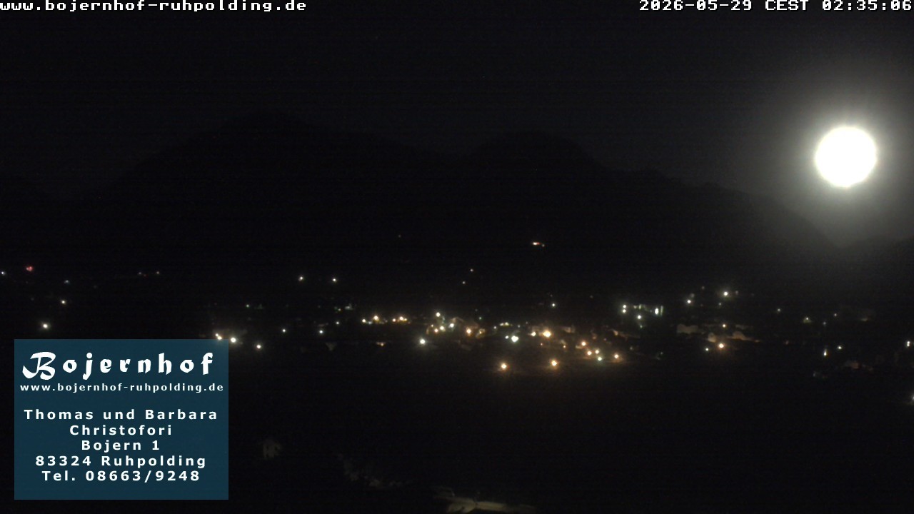 Archiv Foto Webcam Ruhpolding: Unterkunft Bojernhof