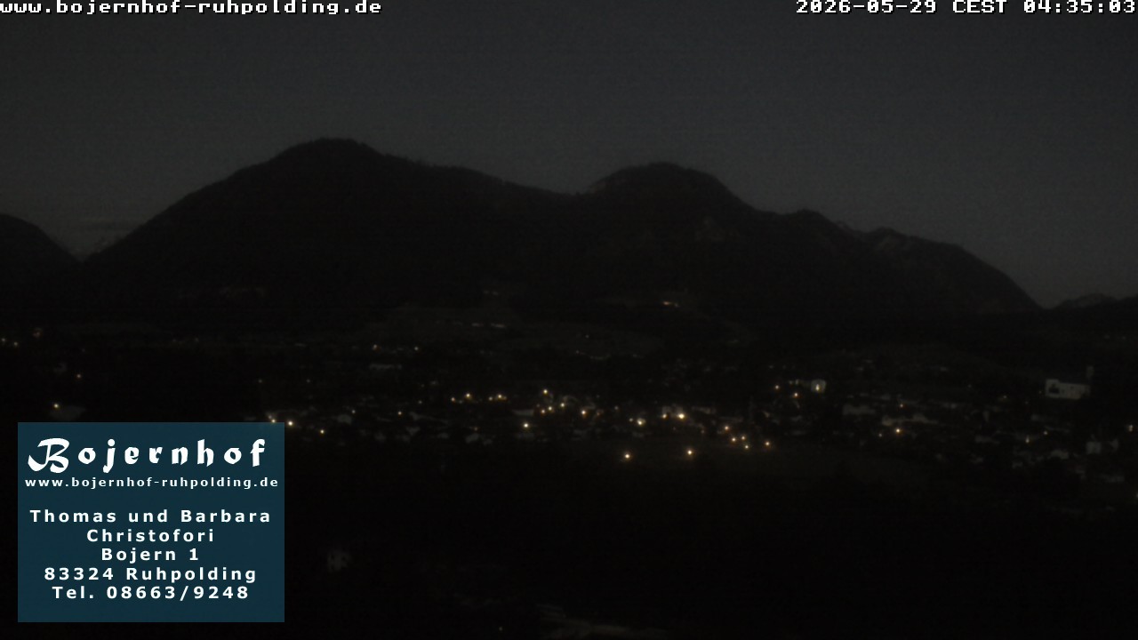 Archiv Foto Webcam Ruhpolding: Unterkunft Bojernhof