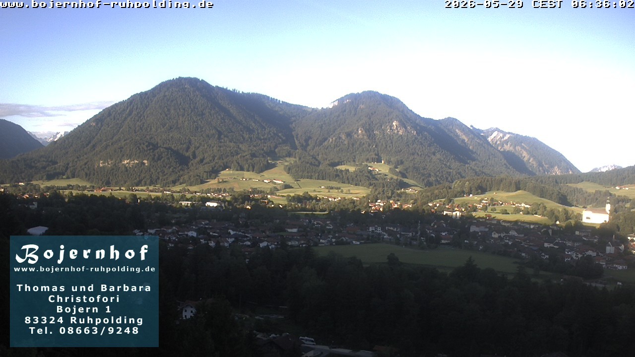 Archiv Foto Webcam Ruhpolding: Unterkunft Bojernhof