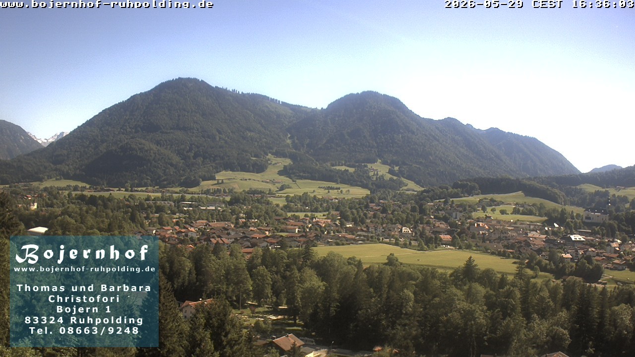 Archiv Foto Webcam Ruhpolding: Unterkunft Bojernhof