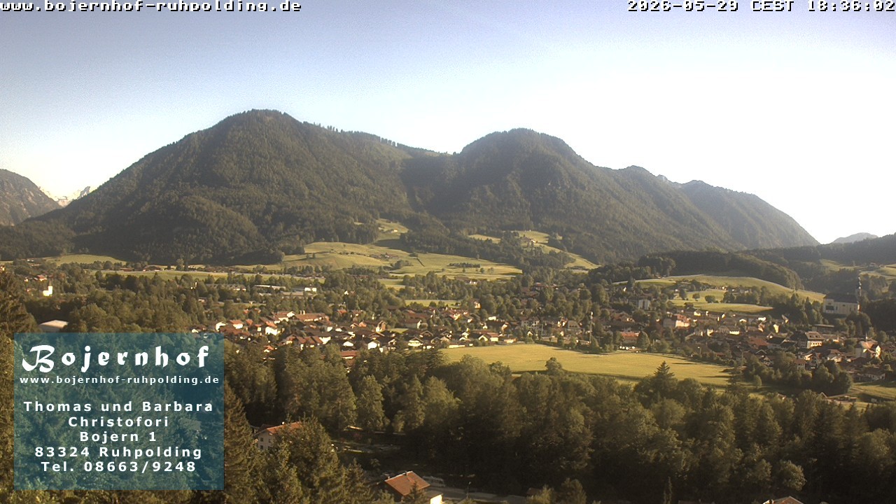 Archiv Foto Webcam Ruhpolding: Unterkunft Bojernhof