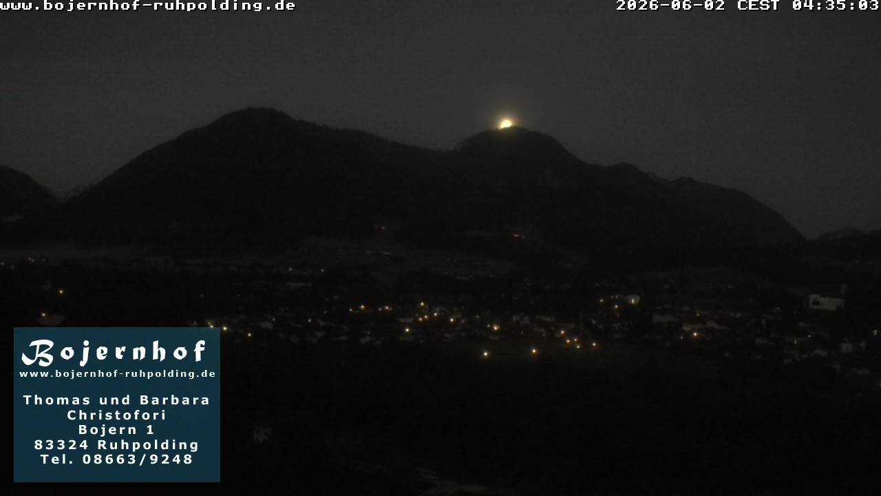Archiv Foto Webcam Ruhpolding: Unterkunft Bojernhof