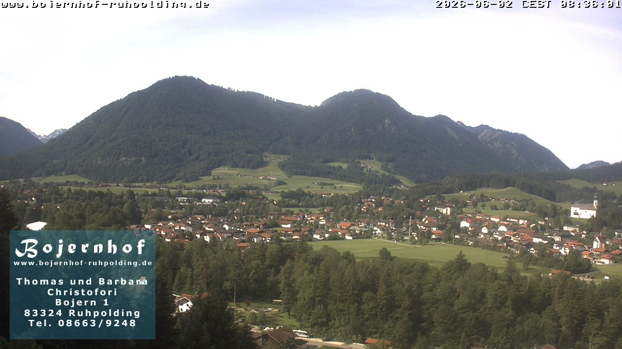 Archiv Foto Webcam Ruhpolding: Unterkunft Bojernhof