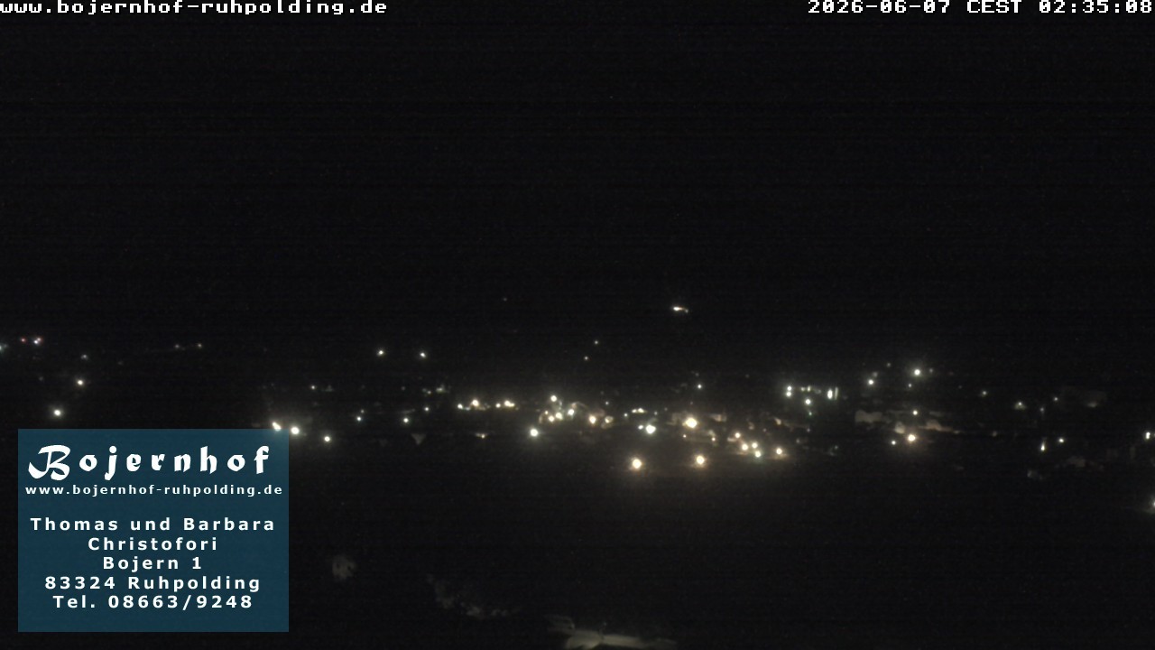 Archived image Webcam Accommodation Bojernhof