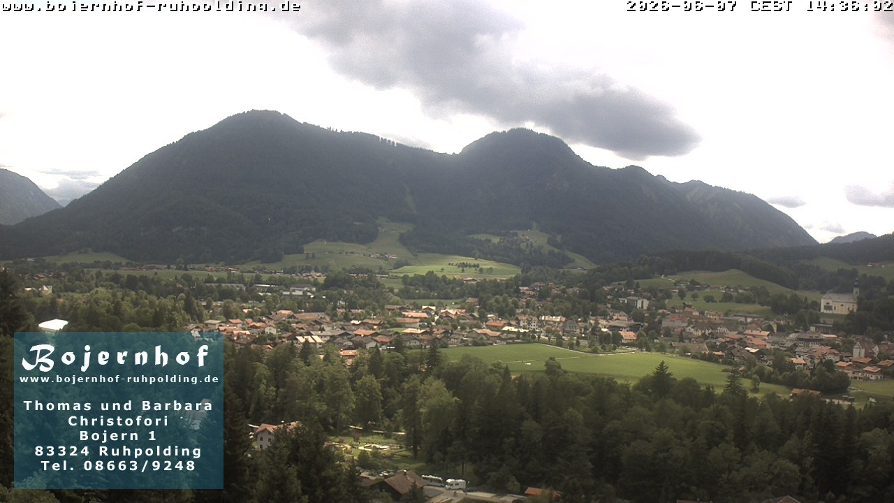 Archiv Foto Webcam Ruhpolding: Unterkunft Bojernhof
