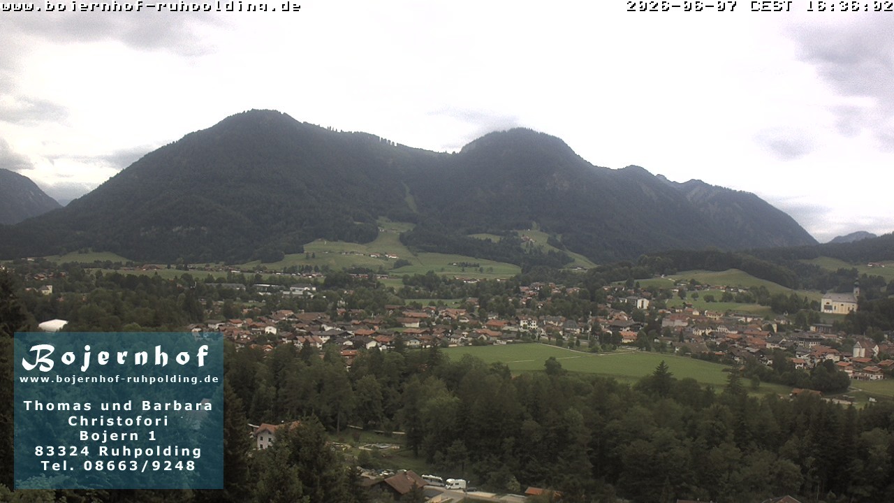 Archiv Foto Webcam Ruhpolding: Unterkunft Bojernhof