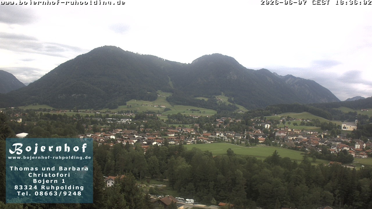 Archiv Foto Webcam Ruhpolding: Unterkunft Bojernhof