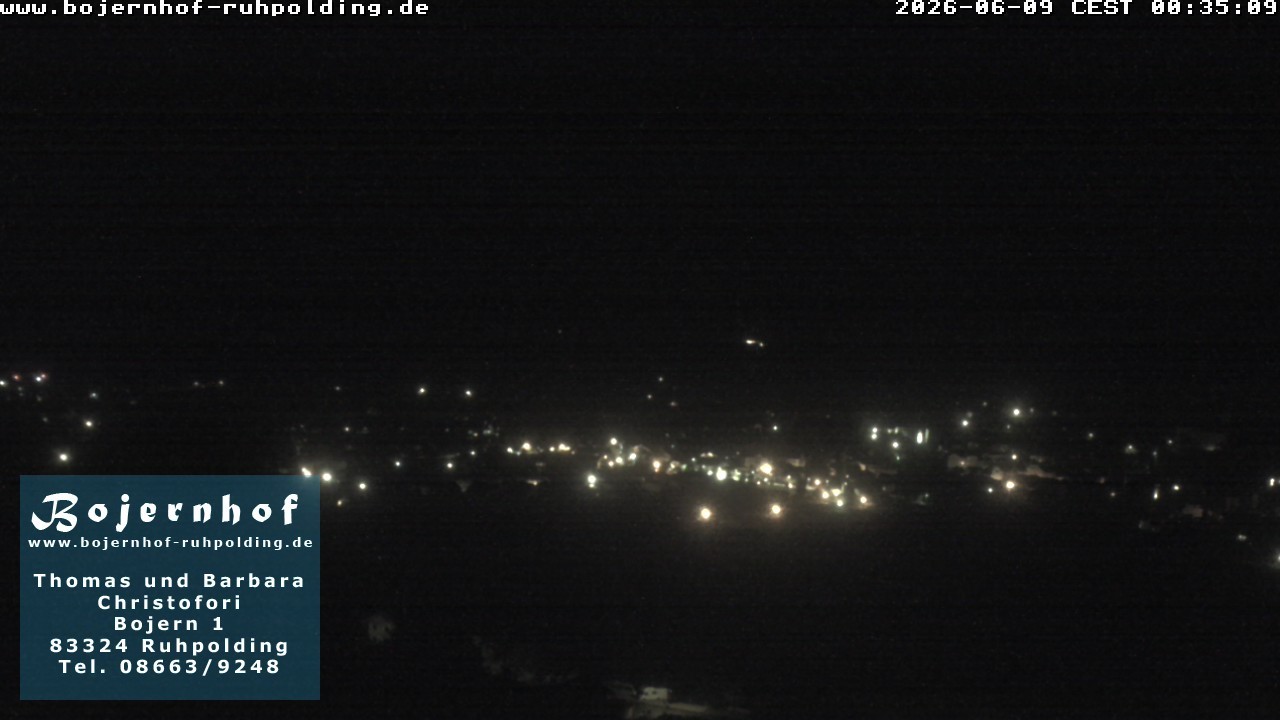 Archiv Foto Webcam Ruhpolding: Unterkunft Bojernhof