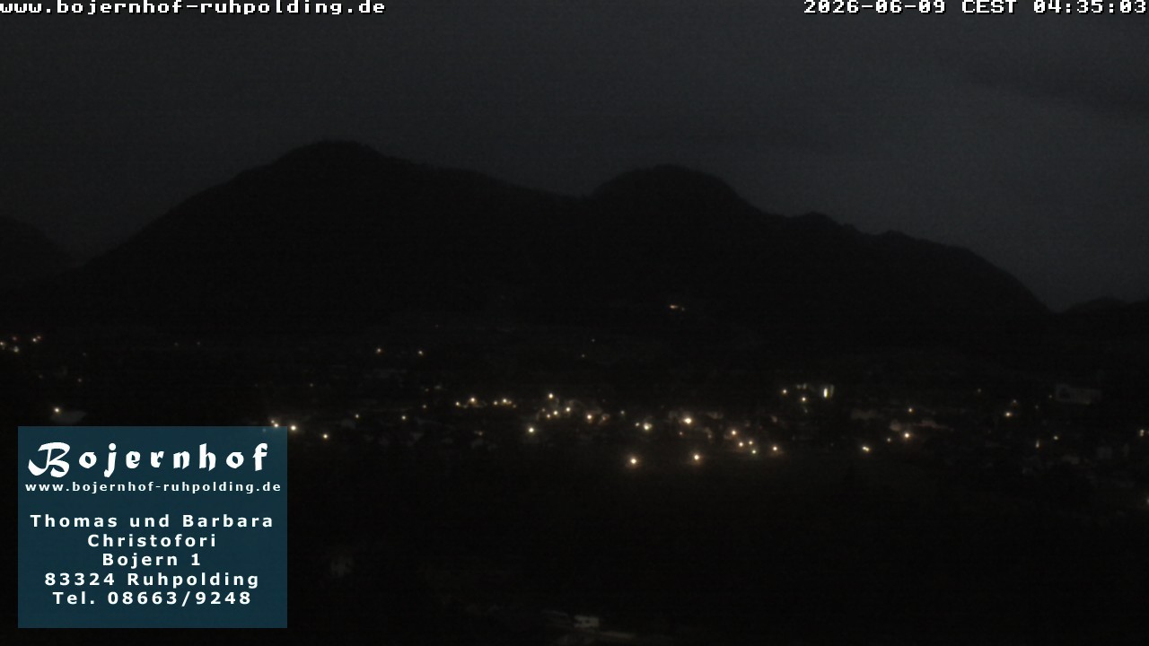 Archiv Foto Webcam Ruhpolding: Unterkunft Bojernhof