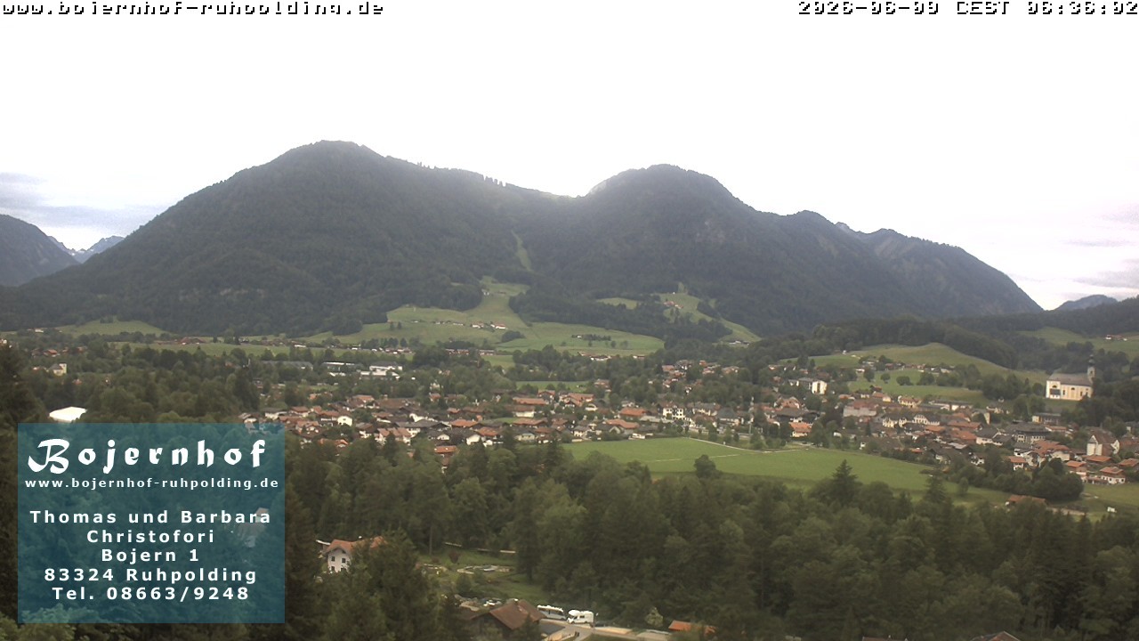 Archiv Foto Webcam Ruhpolding: Unterkunft Bojernhof