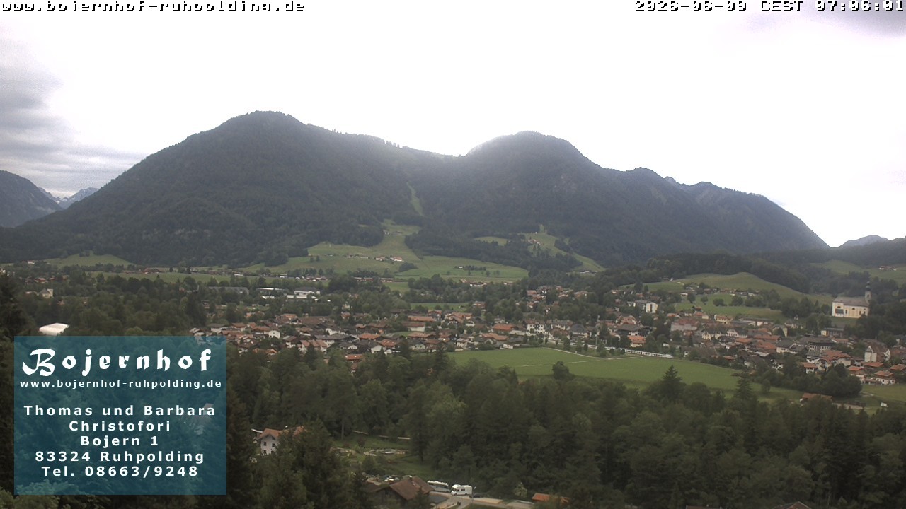 Archiv Foto Webcam Ruhpolding: Unterkunft Bojernhof