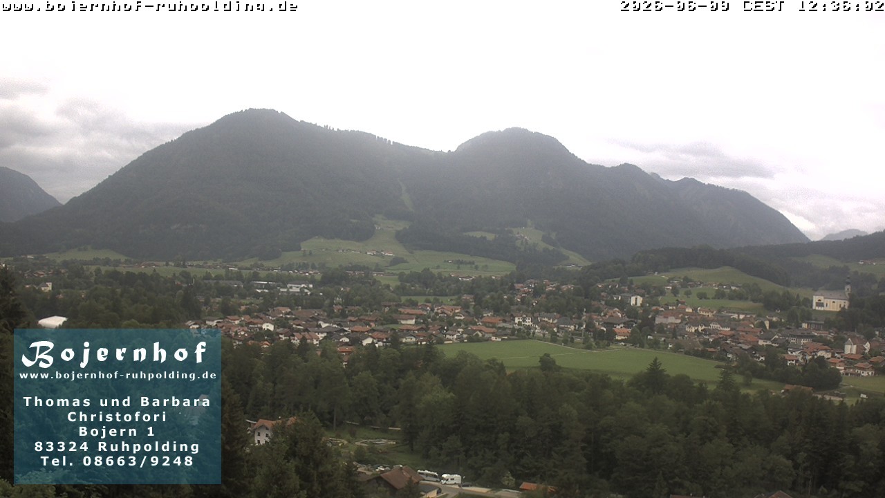 Archiv Foto Webcam Ruhpolding: Unterkunft Bojernhof