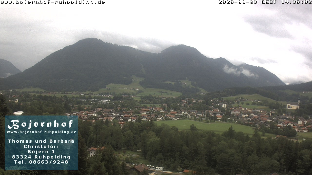 Archiv Foto Webcam Ruhpolding: Unterkunft Bojernhof