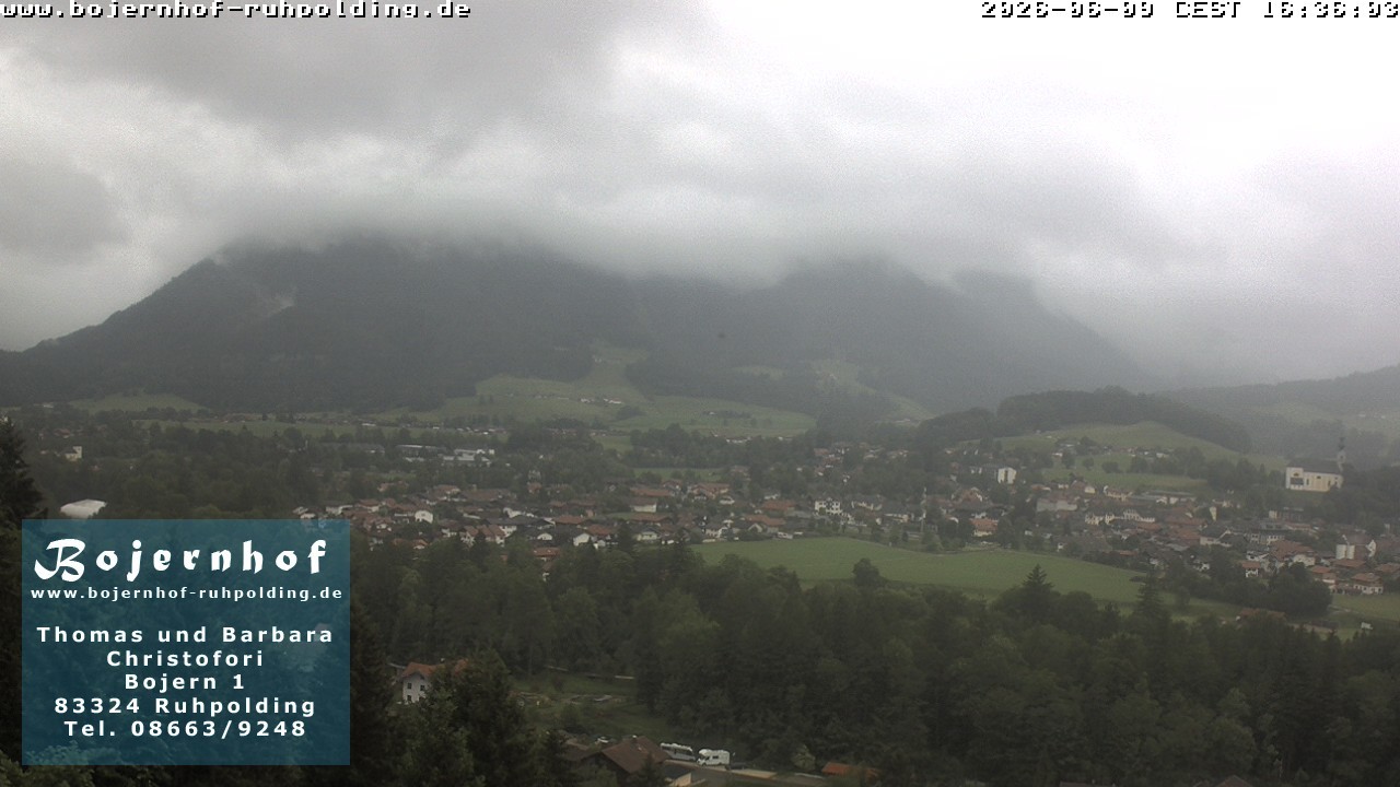 Archiv Foto Webcam Ruhpolding: Unterkunft Bojernhof