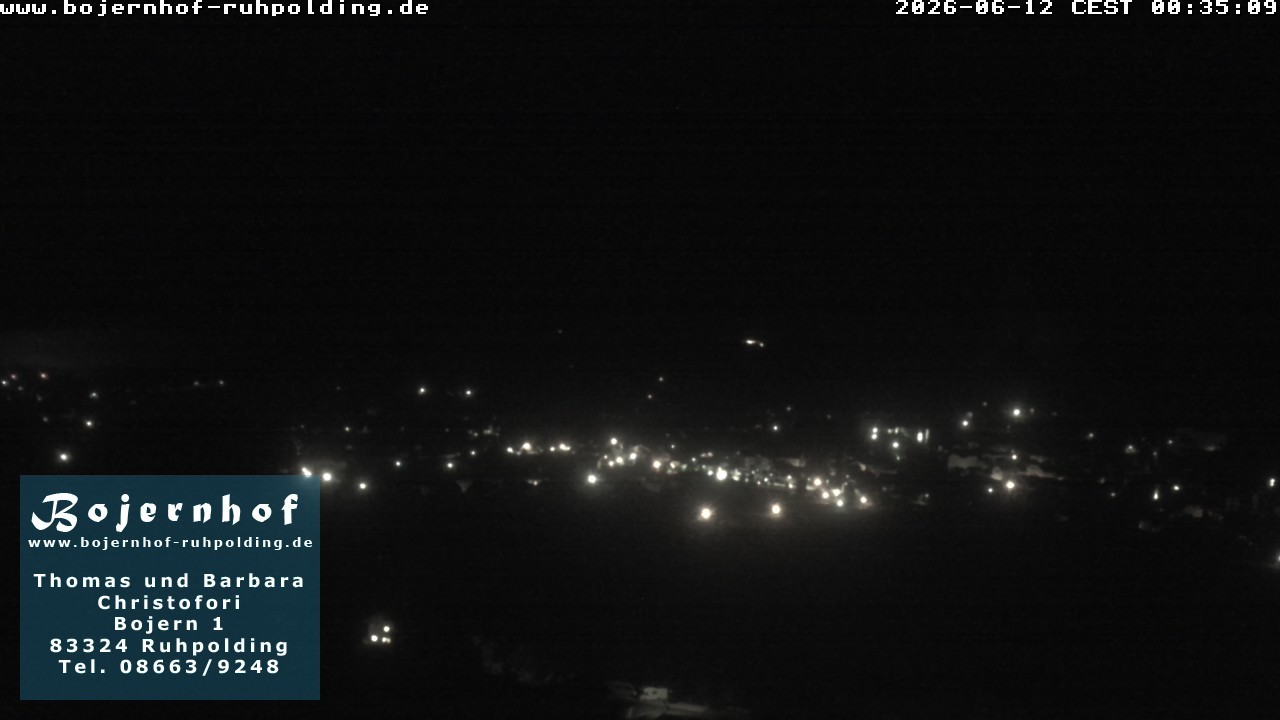 Archiv Foto Webcam Ruhpolding: Unterkunft Bojernhof