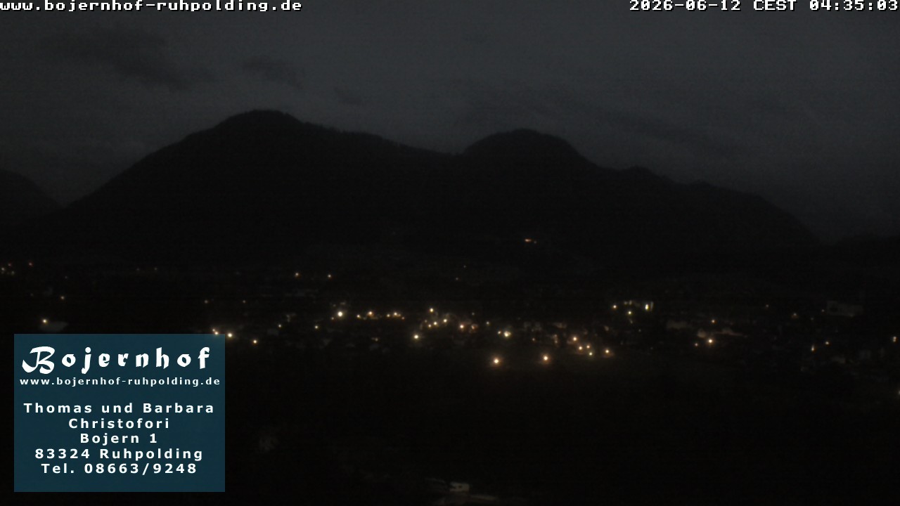 Archiv Foto Webcam Ruhpolding: Unterkunft Bojernhof