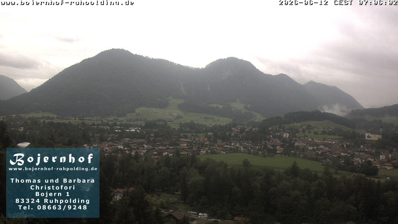 Archiv Foto Webcam Ruhpolding: Unterkunft Bojernhof