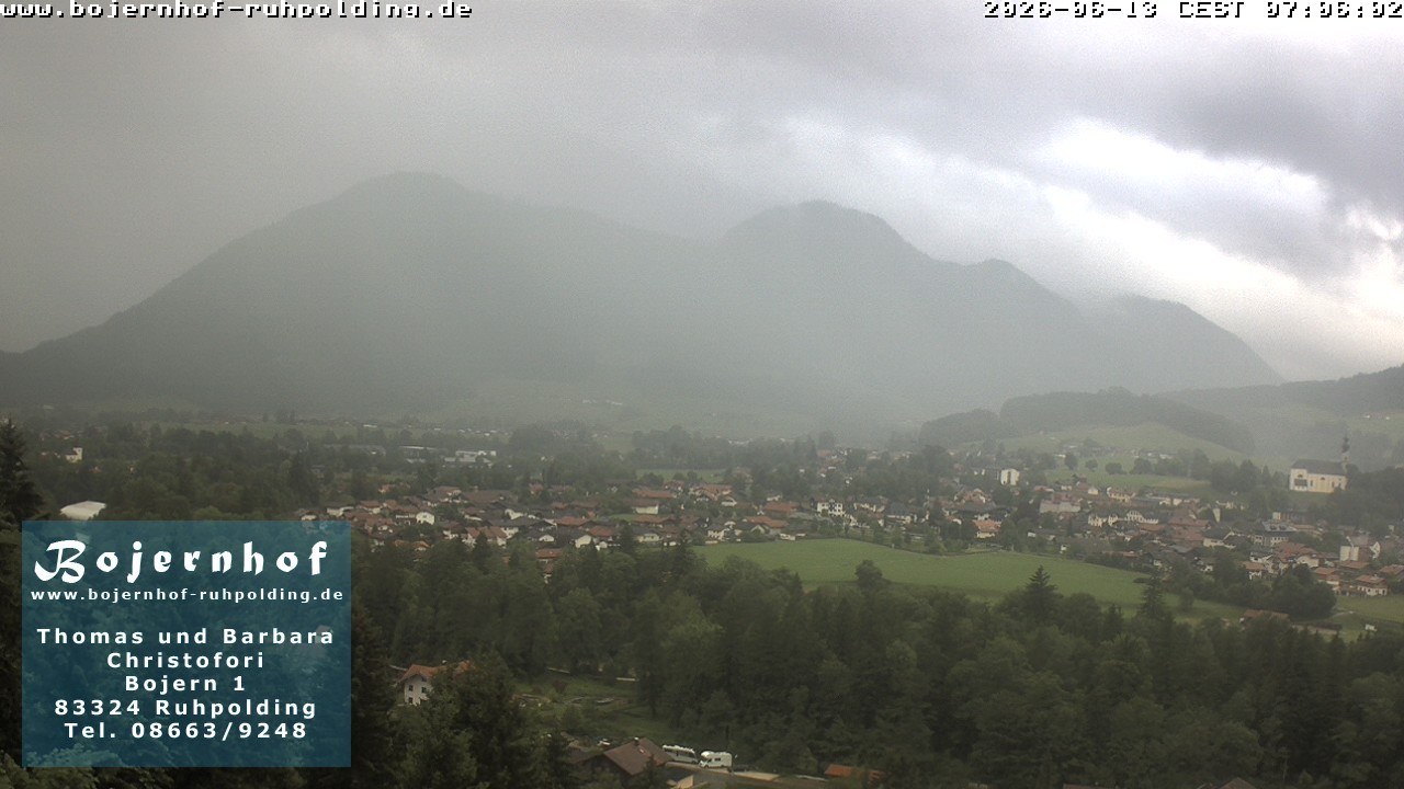 Archiv Foto Webcam Ruhpolding: Unterkunft Bojernhof