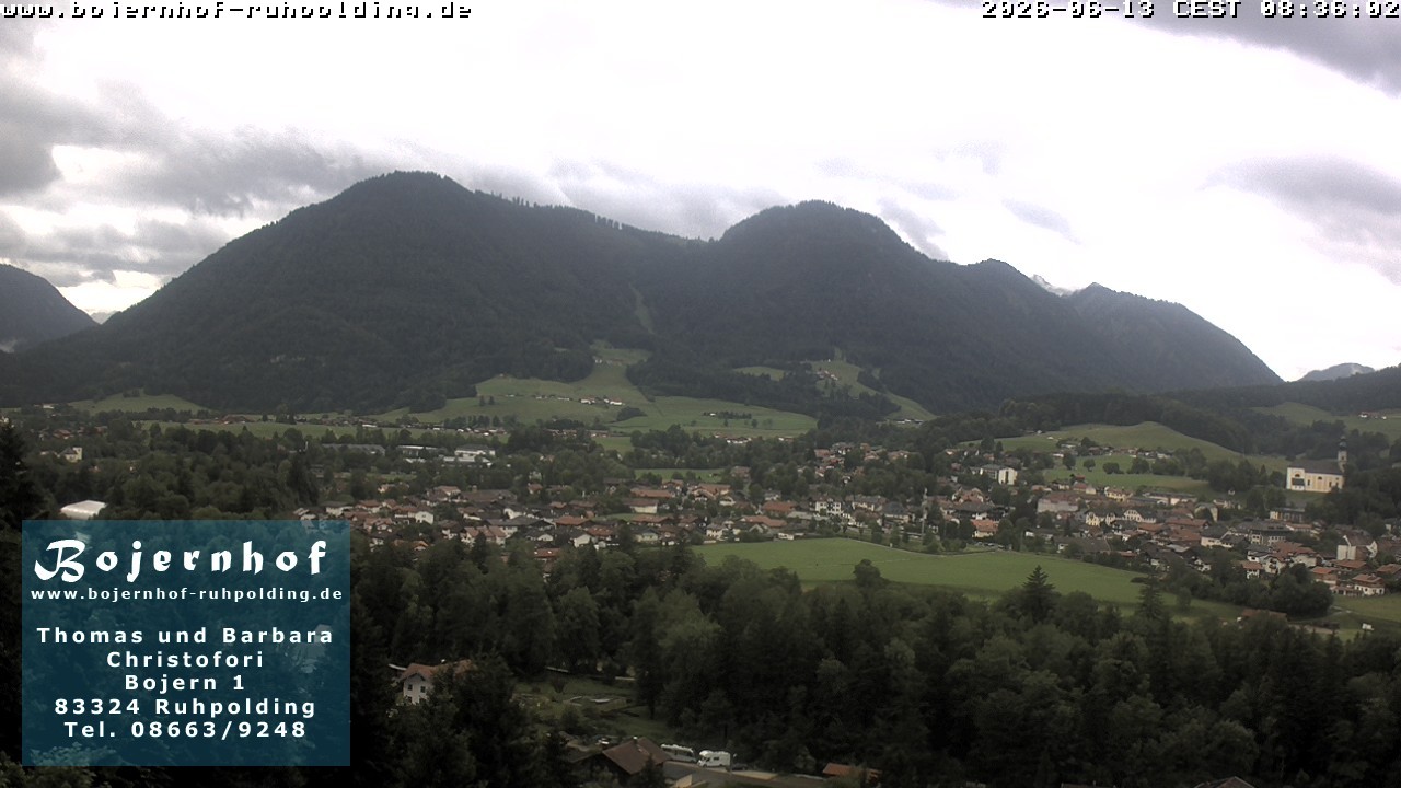 Archiv Foto Webcam Ruhpolding: Unterkunft Bojernhof