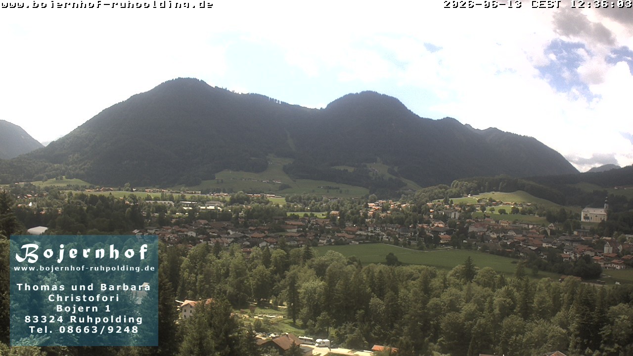 Archiv Foto Webcam Ruhpolding: Unterkunft Bojernhof