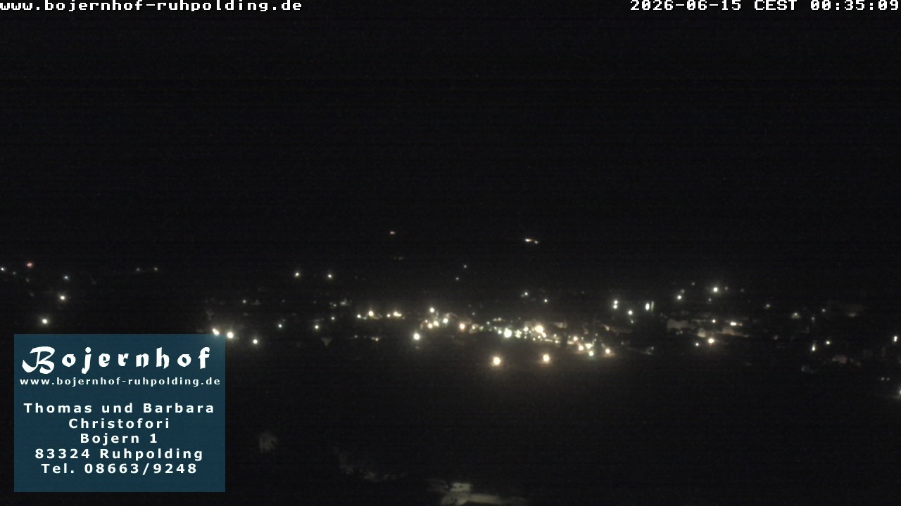 Archiv Foto Webcam Ruhpolding: Unterkunft Bojernhof