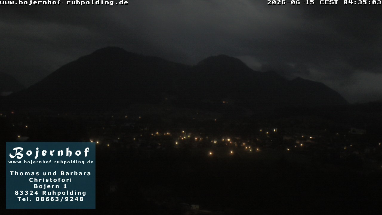 Archiv Foto Webcam Ruhpolding: Unterkunft Bojernhof