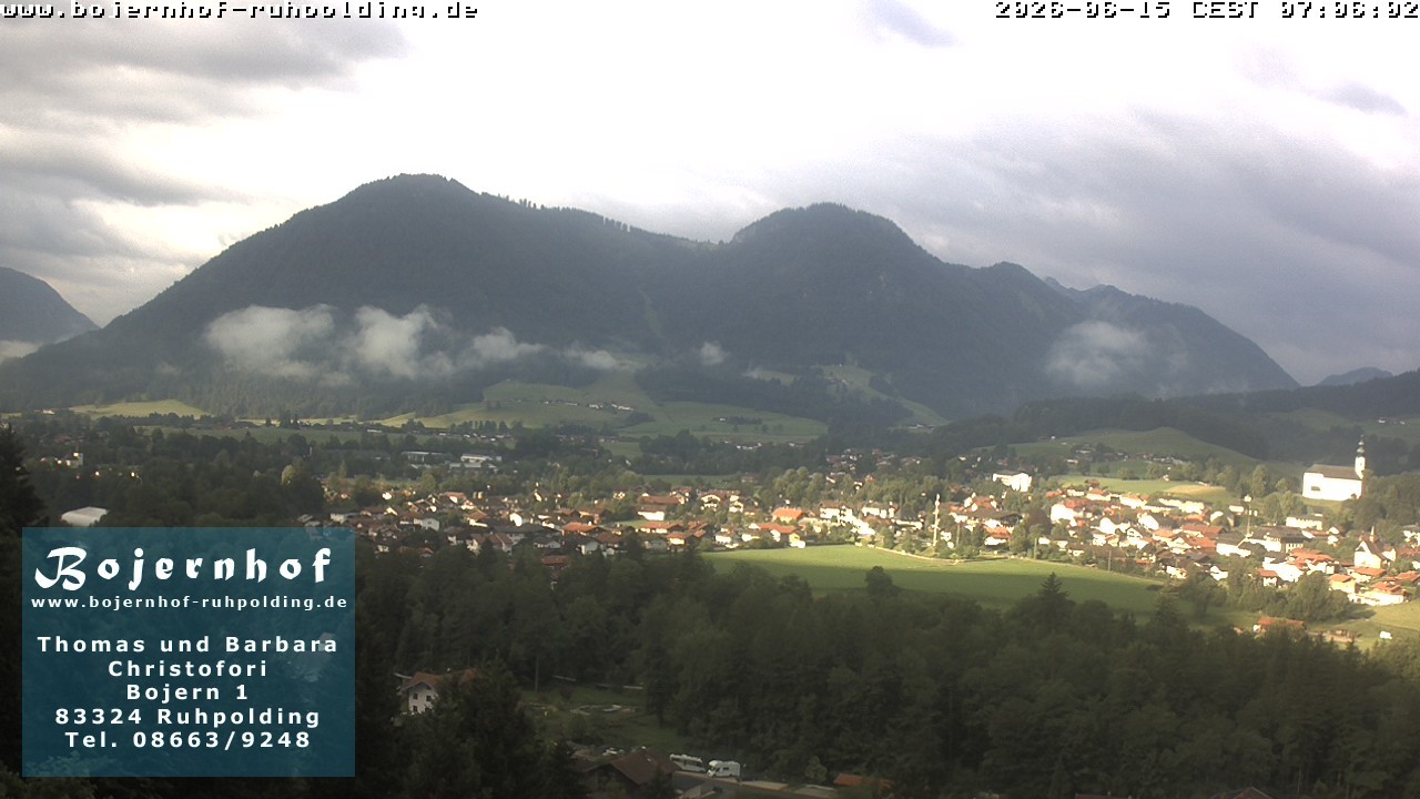 Archiv Foto Webcam Ruhpolding: Unterkunft Bojernhof