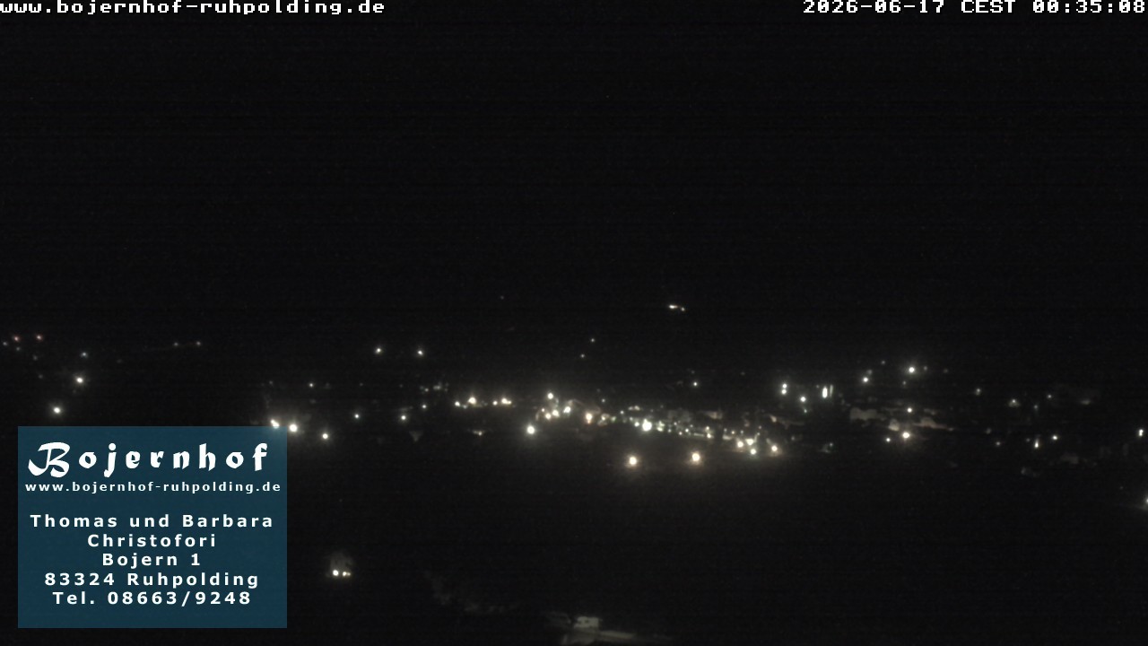 Archiv Foto Webcam Ruhpolding: Unterkunft Bojernhof