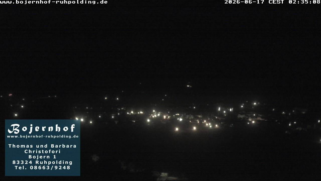 Archiv Foto Webcam Ruhpolding: Unterkunft Bojernhof