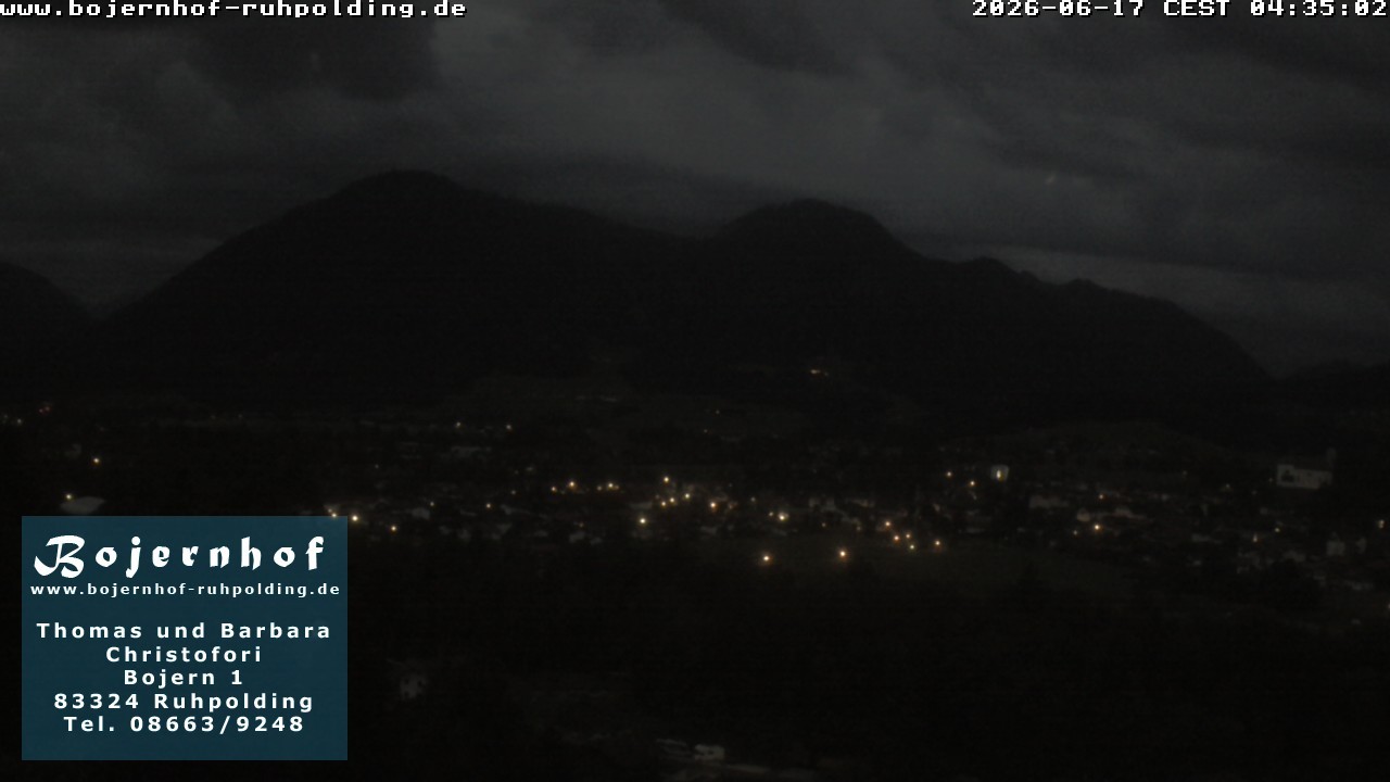 Archiv Foto Webcam Ruhpolding: Unterkunft Bojernhof