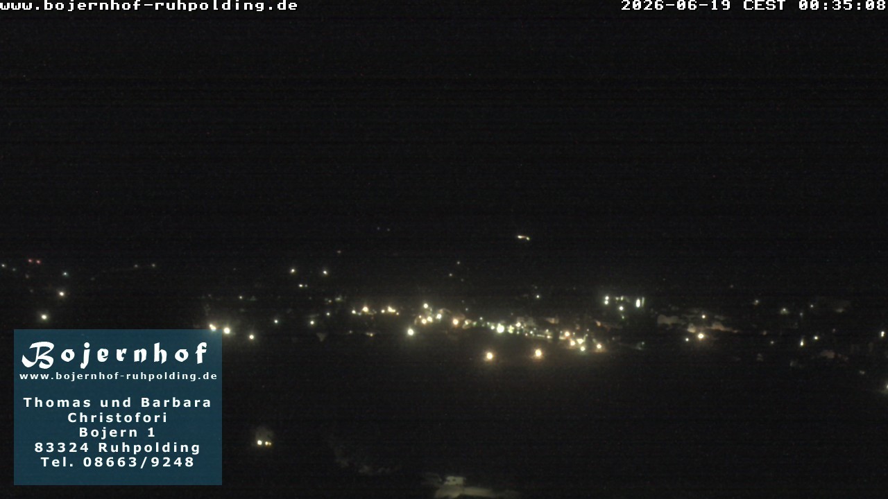 Archiv Foto Webcam Ruhpolding: Unterkunft Bojernhof