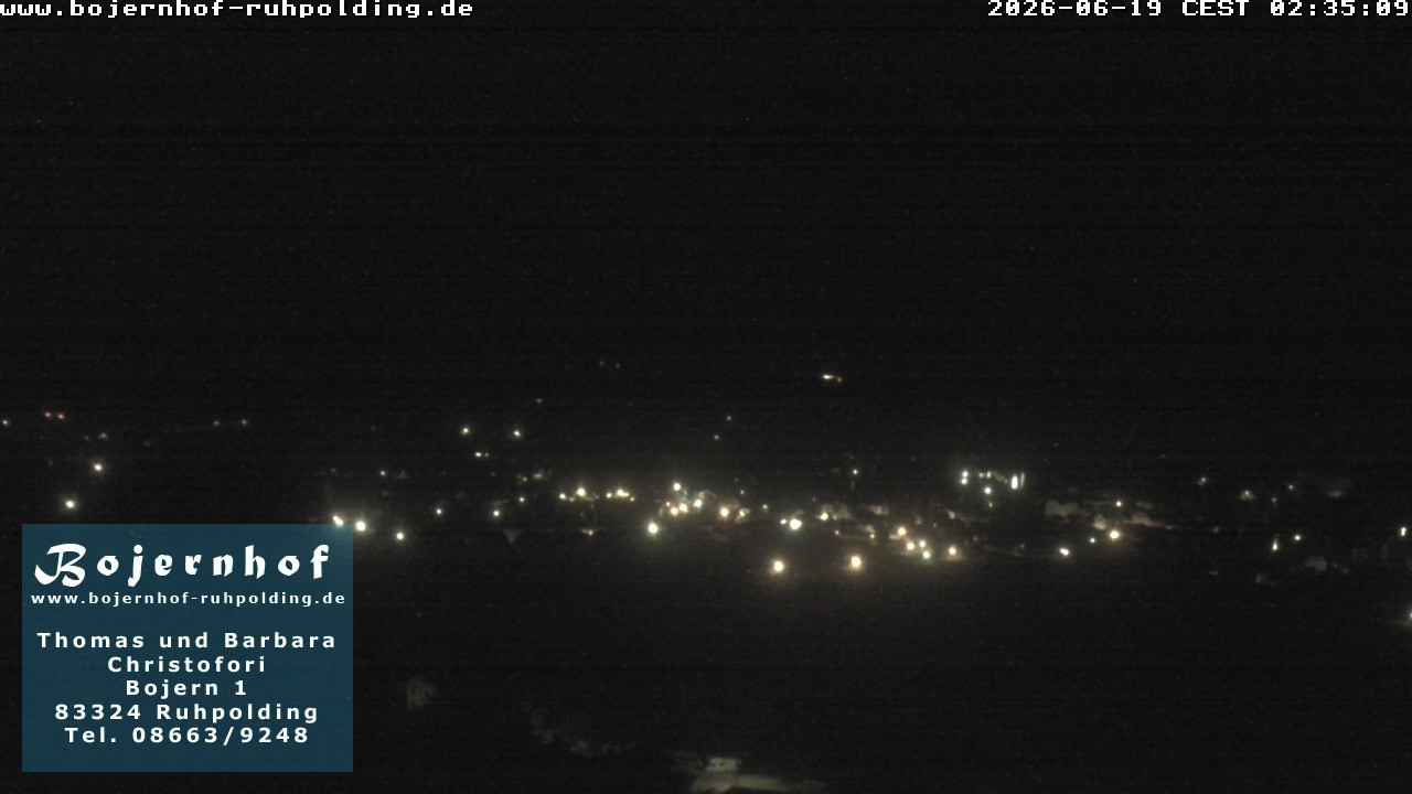 Archiv Foto Webcam Ruhpolding: Unterkunft Bojernhof