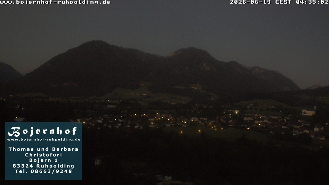 Archiv Foto Webcam Ruhpolding: Unterkunft Bojernhof