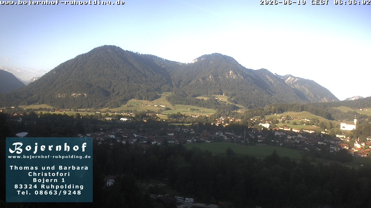 Archiv Foto Webcam Ruhpolding: Unterkunft Bojernhof