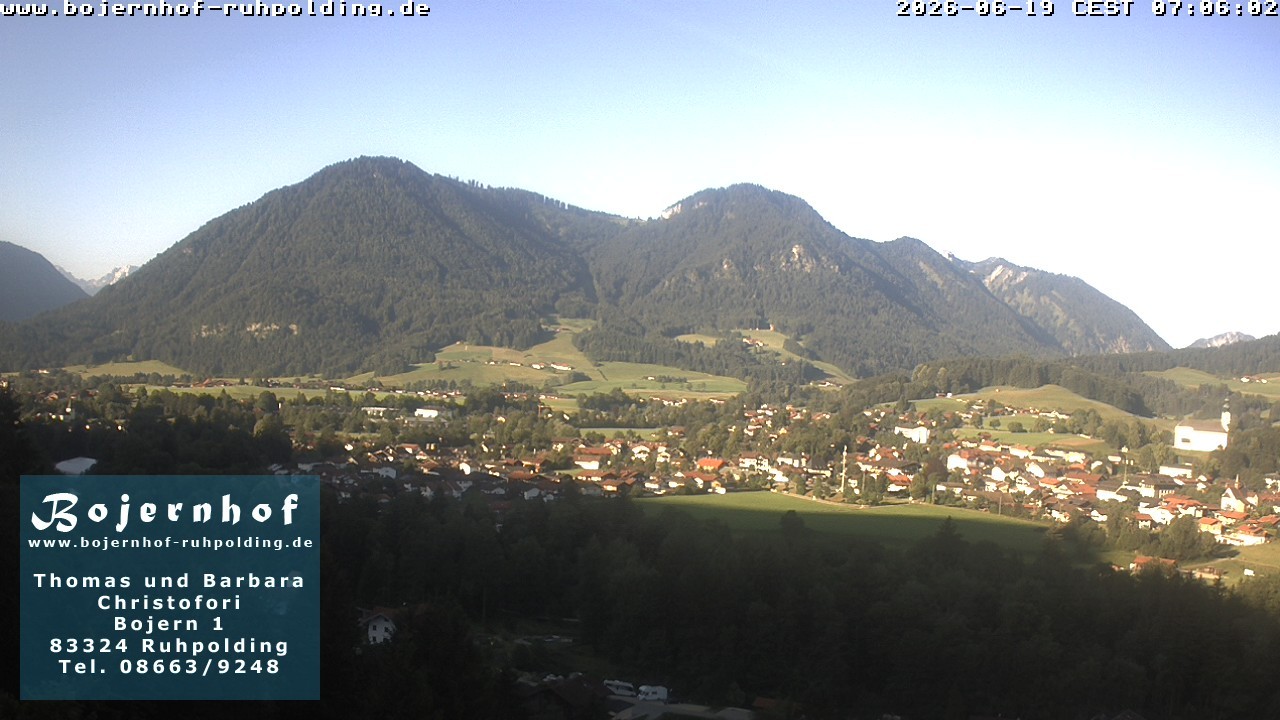 Archiv Foto Webcam Ruhpolding: Unterkunft Bojernhof