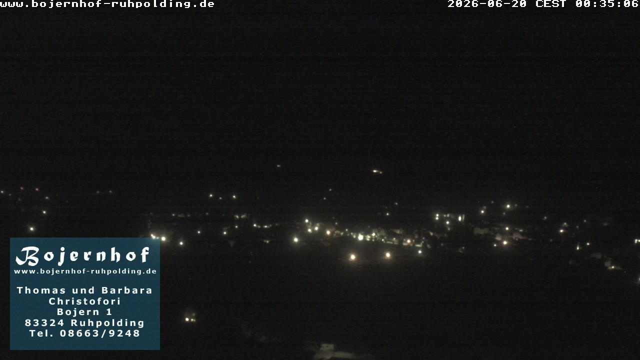 Archiv Foto Webcam Ruhpolding: Unterkunft Bojernhof