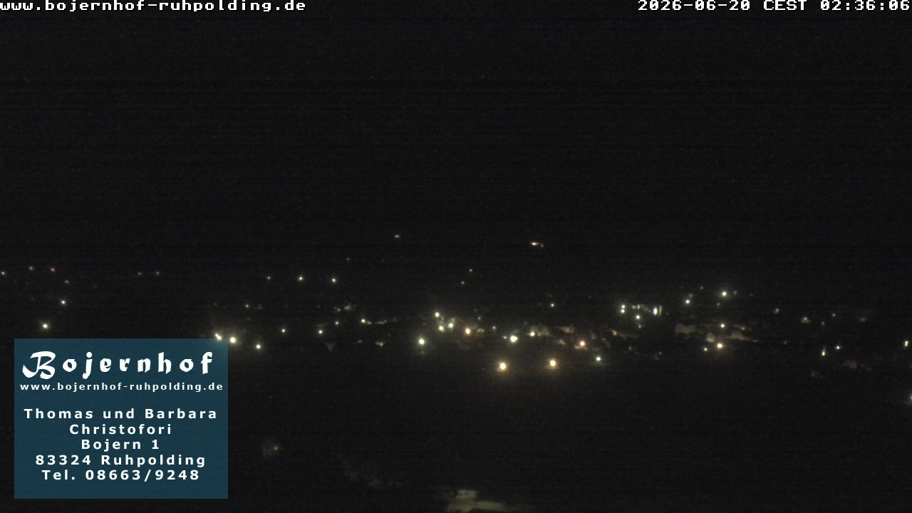 Archiv Foto Webcam Ruhpolding: Unterkunft Bojernhof